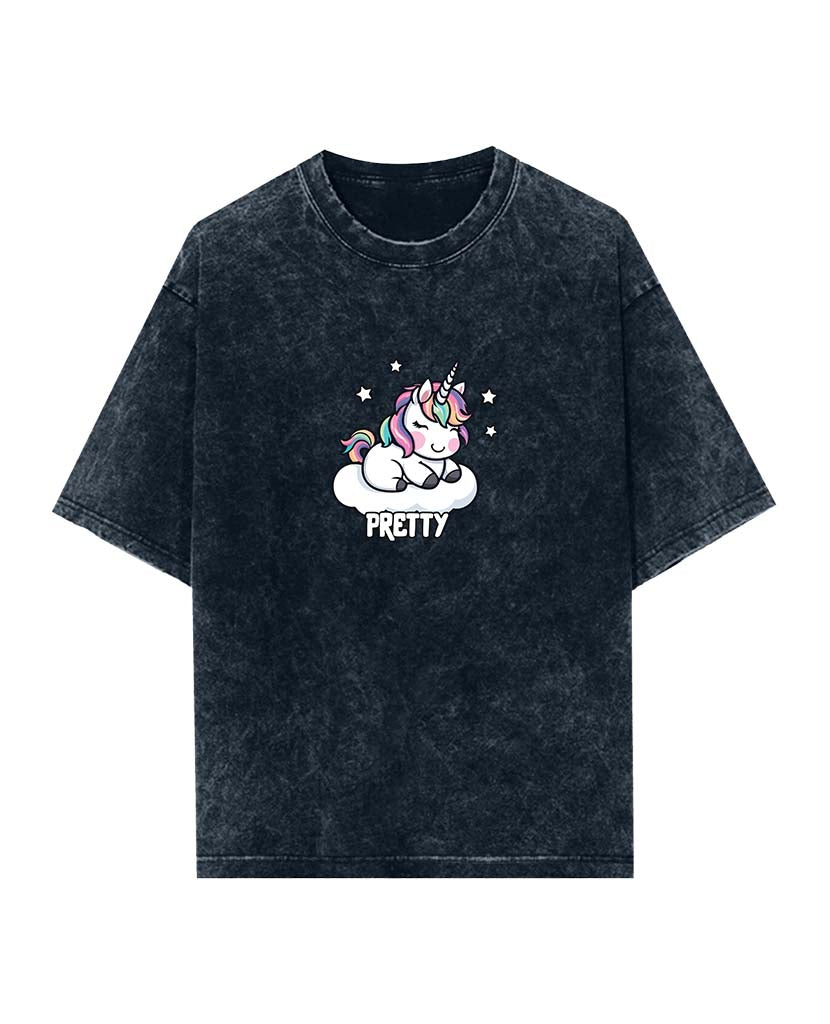 Acid Wash Oversized T-Shirt #6 - Adefi