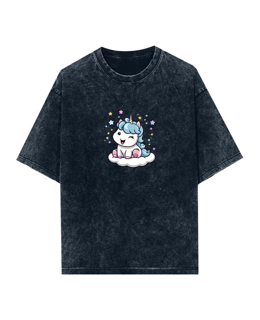 Acid Wash Oversized T-Shirt #8 - Adefi