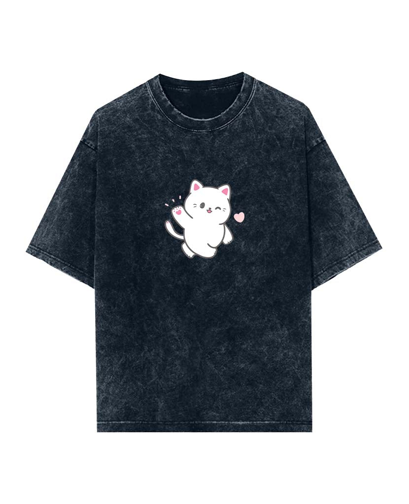 Acid Wash Oversized T-Shirt #4 - Adefi