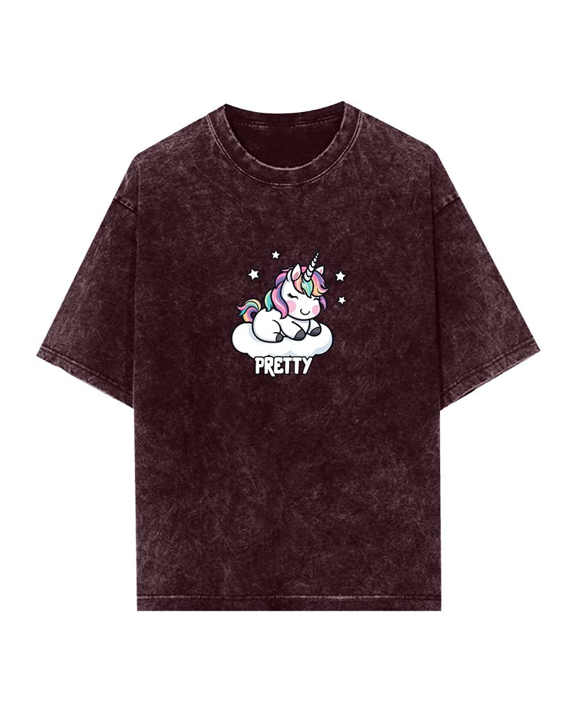 Acid Wash Oversized T-Shirt #6 - Adefi