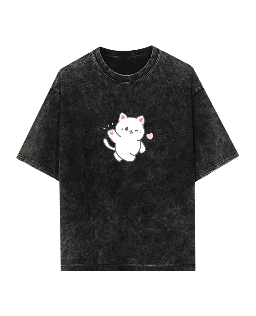 Acid Wash Oversized T-Shirt #4 - Adefi