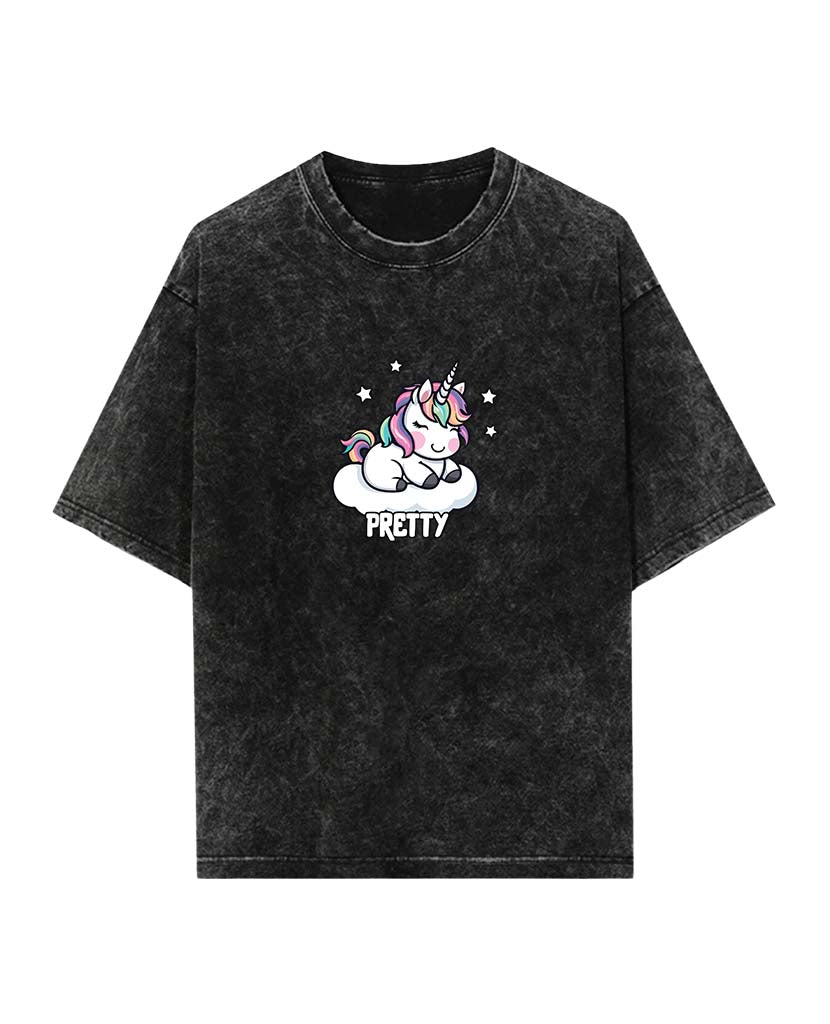 Acid Wash Oversized T-Shirt #6 - Adefi