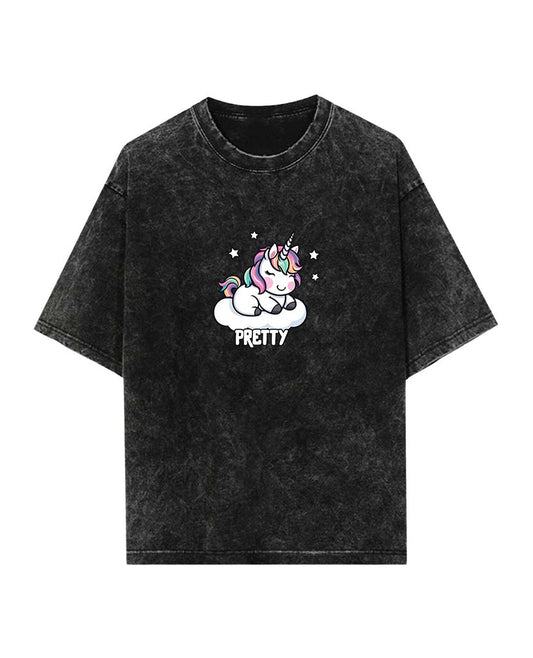 Acid Wash Oversized T-Shirt #6 - Adefi