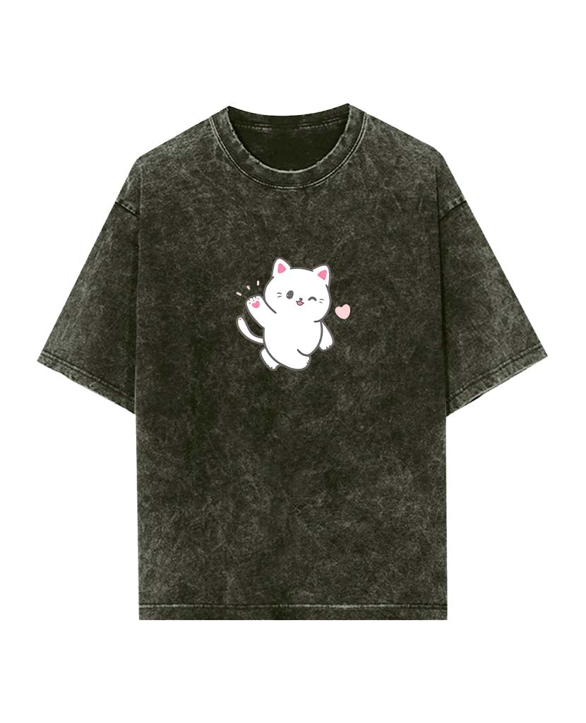 Acid Wash Oversized T-Shirt #4 - Adefi